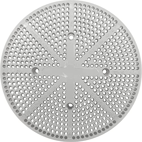 Custom Molded Products 25215-000-003 Gunite Spa Suction Cover, 6 Inches, 190 GPM, White