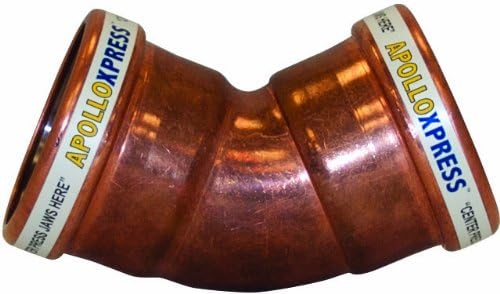 Apollo Valves 10062057 3-Inch C x C Copper 45-Degree Elbow