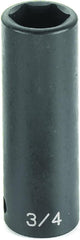 Grey Pneumatic 2008MD Socket 1/2 Inch Drive 8 mm Deep Length