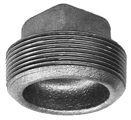 Anvil 0318902442 1 in. Male Black Cast Iron Square Head Cored Plug