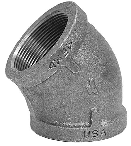 Anvil 0310023601 Malleable Iron 45 Degree Elbow Class 150