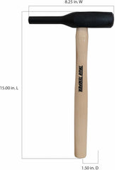 True Temper 20187200 Back-Out Punch Black/Hickory 3/4 in dia 15 in L 14 in Handle