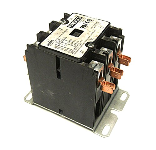 Fasco H340A 3 Pole 40 Amp 24 Coil Voltage Contactor