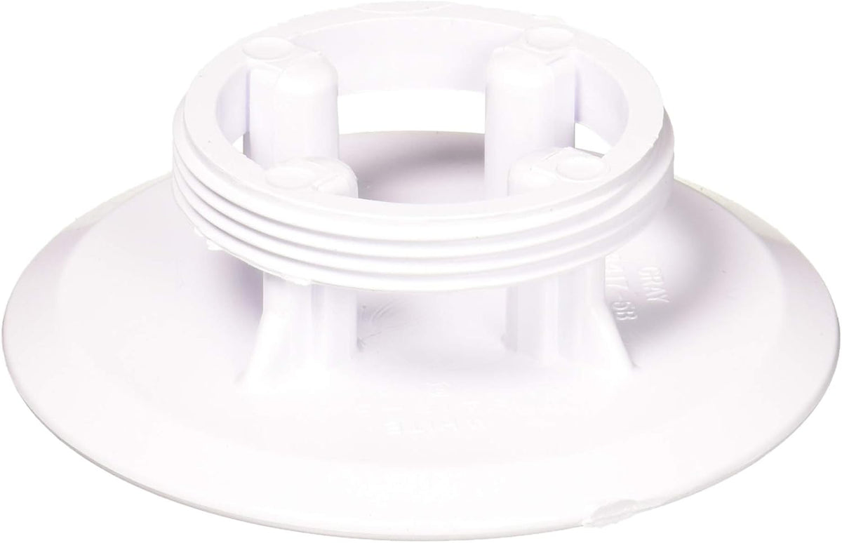 Pentair 08417-0005 White Cover Plate Replacement Adjustable Floor Inlet Fittings