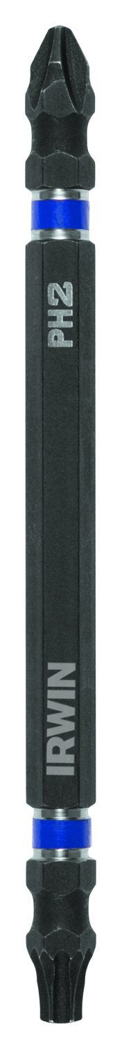 IRWIN 1892076 IMPACT Performance Series Double-Ended Screwdriver Power Bit T25 TORX / #2 Phillips 4-inch length 1892076