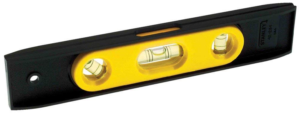 Stanley 42-264 Torpedo Magnetic Level 9 in 3 Vials ABS