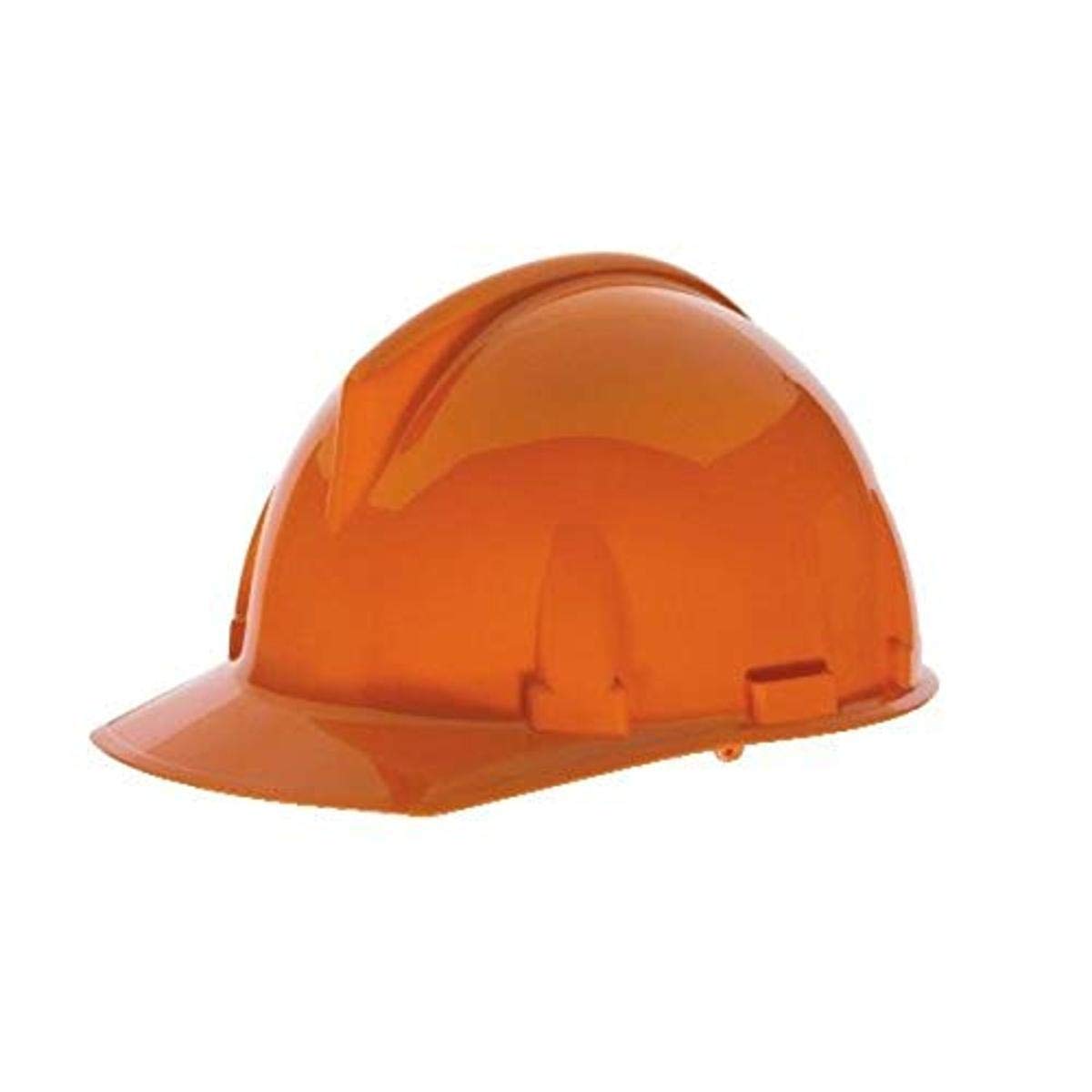 MSA 475382 Topgard Cap Style Safety Hard Hat with Fas-Trac III Ratchet Suspension - Standard Size in Orange