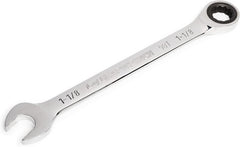 Gearwrench 86955 1-1/8 4 Degree Swing Arch 12 Point Ratcheting Combination Wrench