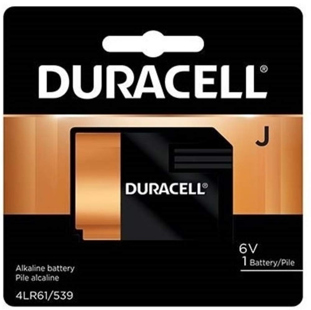 DURACELL 7K67BPK Alkaline-Manganese Dioxide Battery J Size 6V