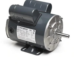 Marathon MX912 56 Frame Totally Enclosed 56B17T5303 Farm Duty Belt Drive Motor 1 hp 1725 RPM 115/230 VAC 1 Phase 1 Speed Ball Bearing Capacitor Start Capacitor Run Rigid Base