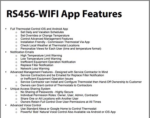 Robertshaw RS456-WIFI Instant Upgrade Wi-Fi Module for All RS4000, RS5000 and RS6000 Series