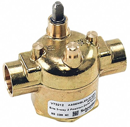 Erie VT3212 Zone Valve Body 1/2 Inch Sweat 3-Way CV3