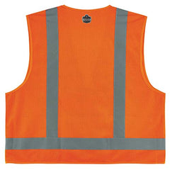 Ergodyne 24015 ANSI Economy Orange Surveyors Reflective Safety Vest Large/X-Large