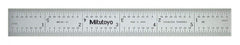 Mitutoyo 182-101 Series 182 Steel Rulers 6 inch 4R Wide Stainless Steel Rigid