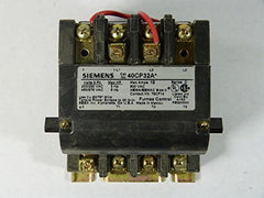 Siemens 40CP32AA Contactor 18A Max 3Ph Sz0 120/240V