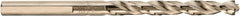 DEWALT DW1916 Gold Ferrous Oxide Pilot Point Twist Drill Bit 1/4 Inch