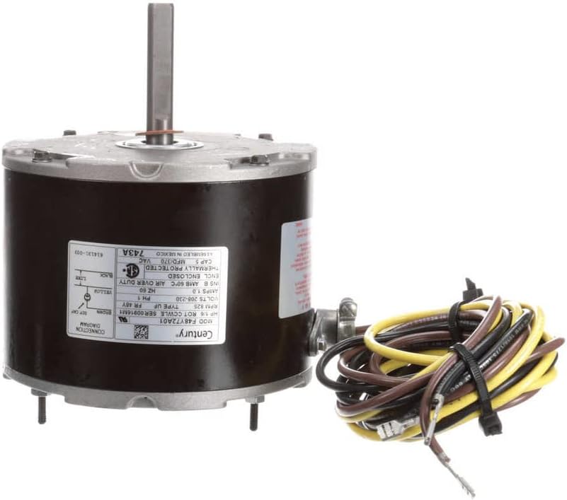 Century 743A Arcoaire Replacement Motor 1/6 HP 825 RPM 208-230 Volts