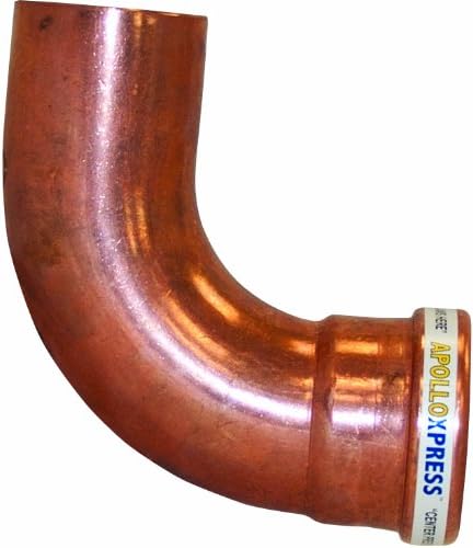 Apollo Valves 10062027 3-Inch C x C Copper 90-Degree Close Turn Elbow