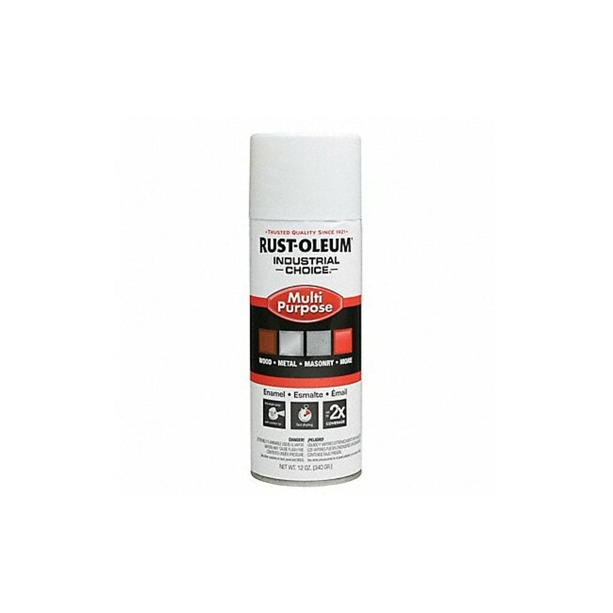 Rust-Oleum 1692830V 1600 Multi-Purpose Gloss White Gloss 12 oz Spray