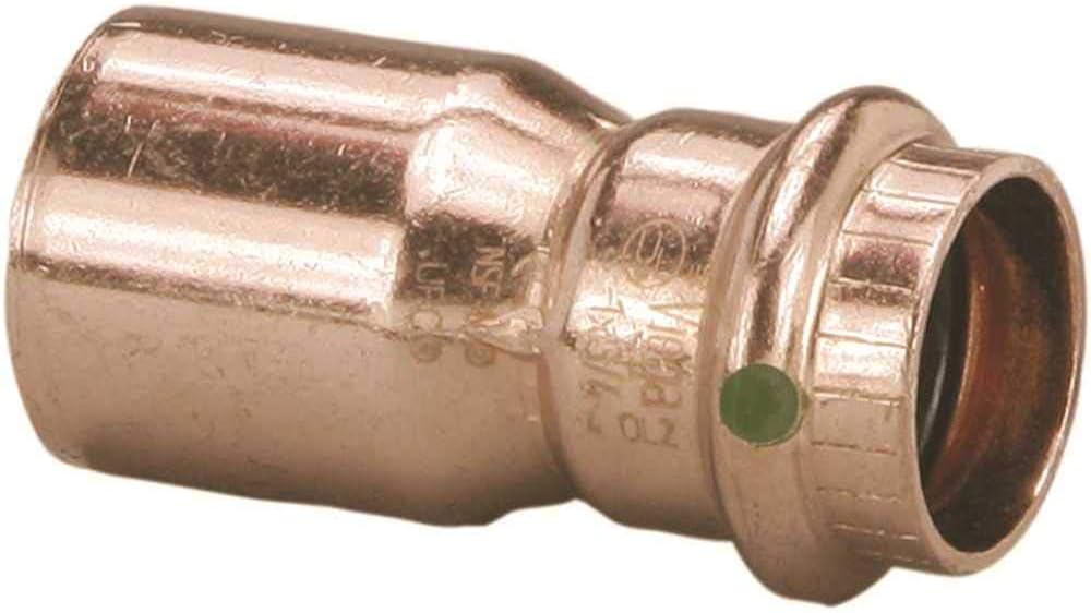 Viega ProPress 78082 Copper Reducer 1 inch by 1/2 inch Street Connection