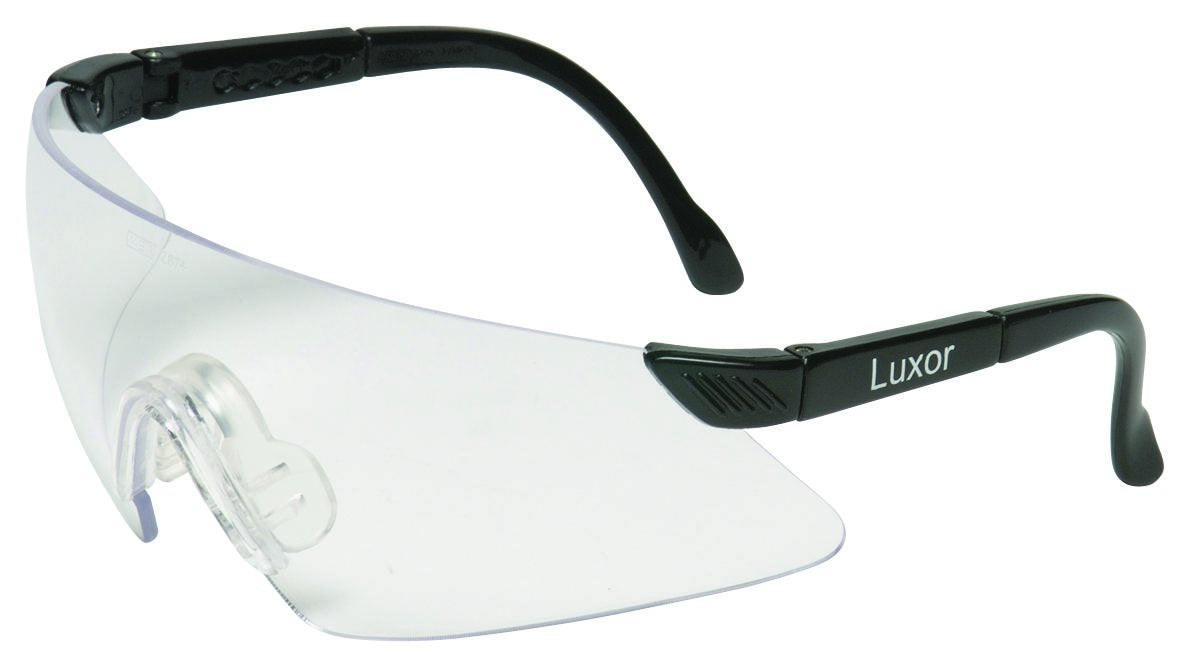 MSA 697516 Luxor Protective Eyewear Clear Lens Anti-Scratch Frameless