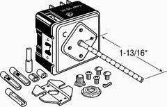 Robertshaw 5500-202 Uni-Kit Universal Electric Range Infinite Switch, Non Push To Turn, Adjustable Shaft