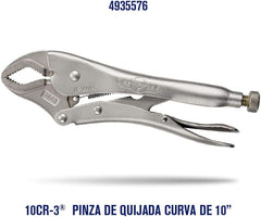 IRWIN 4935576 Pliers Curved Jaw Locking 10-Inch