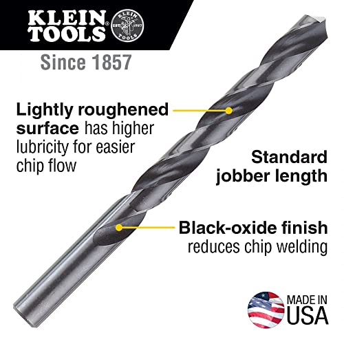 Klein Tools 53108 High Speed Drill Bit 3/16-Inch 118-Degree