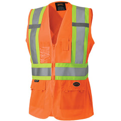 Pioneer V1021850U-XS Ladies Mesh Back Vest Power X-Small