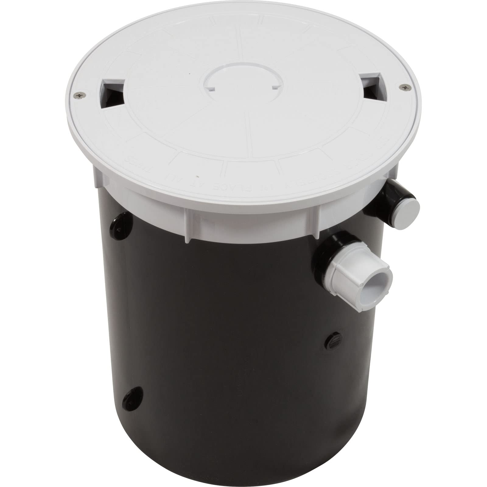 Custom Molded Products 25504-100-000 Pool Leveler White Lid And Collar