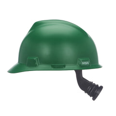 MSA 10203085 V-Gard Cap-Style Hard Hat with Fas-Trac III Suspension Matte Green