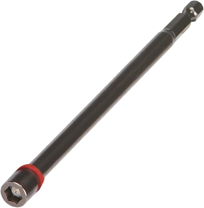 Malco MSHXL14 1/4 Extra Long Red Magnetic Hex Chuck Driver