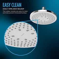 Toto TBW02003U4CP G Series Square Single Spray 1.75 GPM Comfort Wave Technology Showerhead