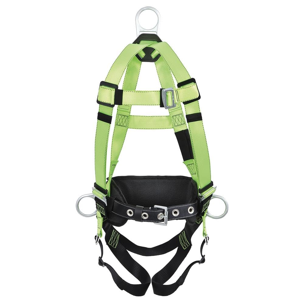 Peakworks V8255222 Full Body Safety Harness with Positioning Belt, Medium