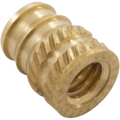 Waterway Plastics 820-4110 Brass Insert Knurled 8-32 x 5/16 inch