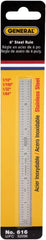 General Tools 616 Flexible 6-Inch Stainless Steel Ruler