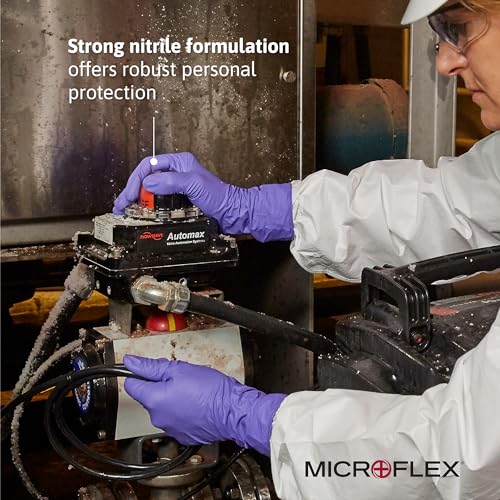 Microflex SU-690-S Disposable Nitrile Gloves Latex-Free Powder-Free Small Box of 100 Units Replacement SU690S