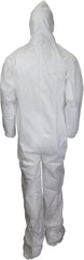 KLEENGUARD 68978 KleenGuard KGA20 Lightweight Coveralls for Non-Hazardous Particulate Protection (68978) Hood and Boot Zip Front Elastic Wrists and Ankles White X-Large (Qty 50)