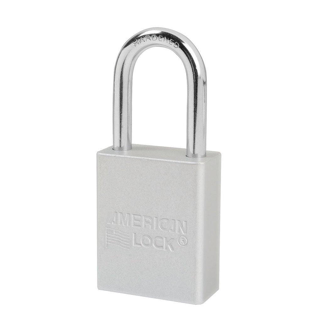 American Lock A1106CLR Lockout Padlock 1-1/2 Inch Silver