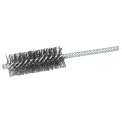 Weiler 21115 Wire Tube Brush Steel Bristles 1 Inch Diameter 5-1/2 Inch Length