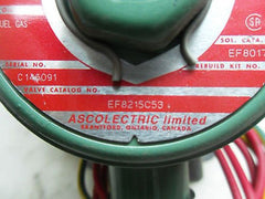 ASCO EF8215C53 1 Inch N/O Explosion Proof Valve Aluminum Body