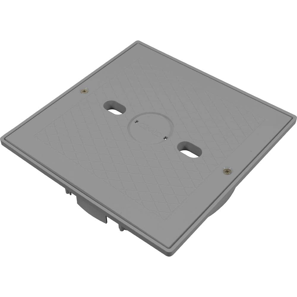 Custom Molded Products 25538-901-000 Square Skimmer Cover & Collar Assembly Gray