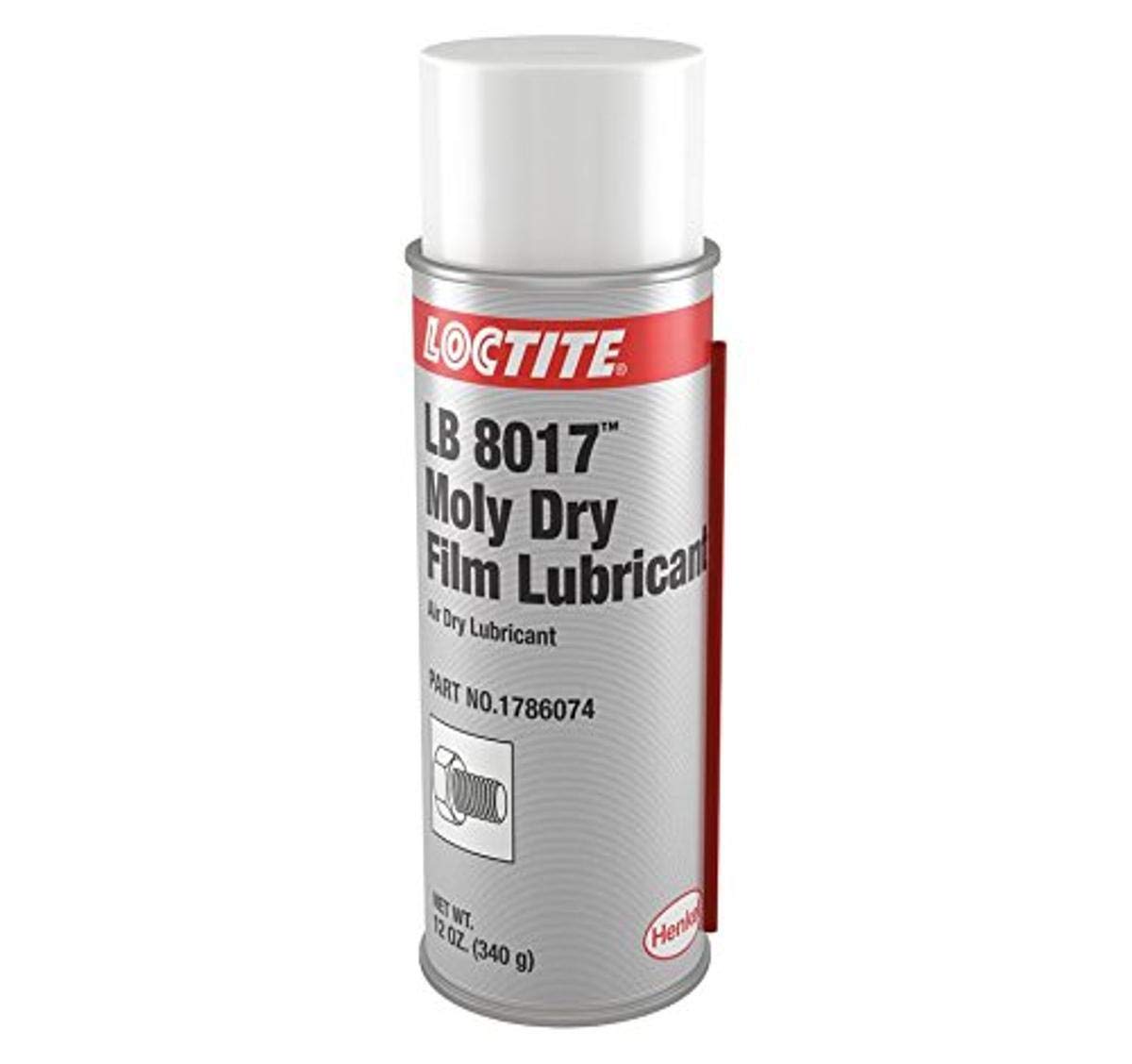 Loctite 1786074 LB 8017 Moly Dry Film Lubricant 12 oz Aerosol