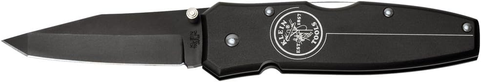 Klein Tools 44052BLK Tanto Lockback Knife 2-1/2-Inch Blade