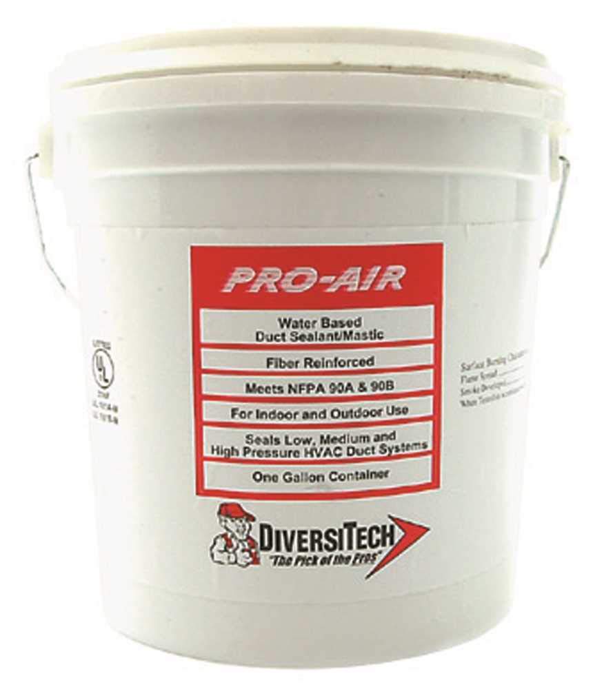 DiversiTech 800-009 Pro-Air Duct Sealant White 1 Gallon