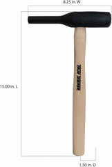 True Temper 20187400 Back-Out Punch Black Hickory 1 inch 15 inch Head