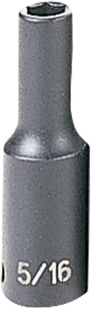 Grey Pneumatic 1010D Socket 3/8 in Drive 5/16 in Hex Deep Length