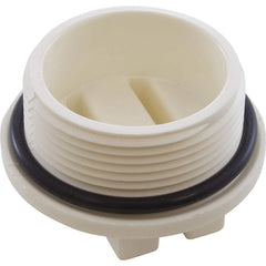 Praher E-19-S1 Plug for ABS Side Mount Valves 1-1/2 Inch MPT White