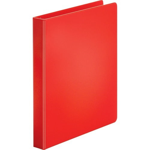 BUSINESS SOURCE Business Source BSN28550 Round Ring Binder 1 Inch Red