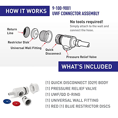 Polaris 9-100-9001 Uwf Connector Assembly Replacement for Vac-Sweep 280, 380, 3900